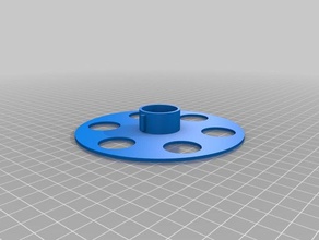 my customized customizeable cable spool organizer gadgets 3d print model - Mito3D