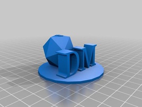 dm token dnd La stampa 3d 3d print model - Mito3D