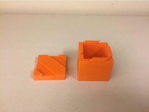 dovetail box puzzle puzzles joinery 3d print model - Mito3D