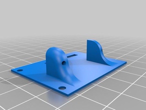 servo mount hızlı mini plank 9 gram güç kullanarak r c araçlar 3d print model - Mito3D