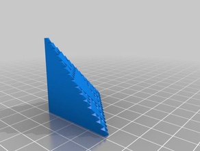 triangolo di sierpinski matematica arte frattale 3d print model - Mito3D