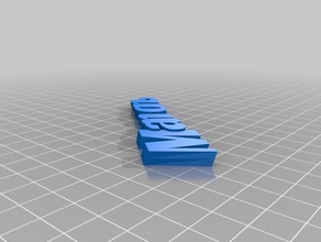 manon tag key organization customized 3d print model - Mito3D