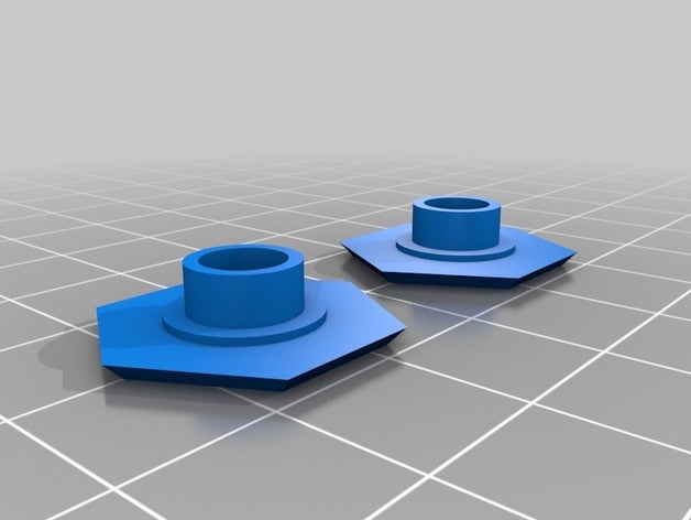 hexagon fidget spinner cap mechanical toys customized 3D print model - Mito3D