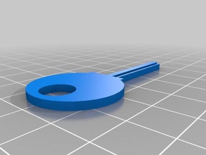 5 pin bump key household supplies customized 3d print model - Mito3D