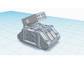rt controladas vários lançador de mísseis veículo turbilhão classe v2 brinquedos & games epic30k epic40k futuro do 3d print model - Mito3D