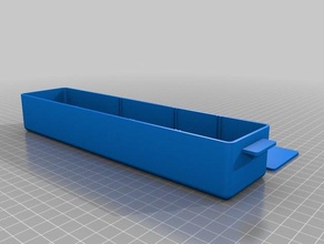il mio personalizzato scatola di immagazzinaggio del cassetto organizzazione su misura 3d print model - Mito3D