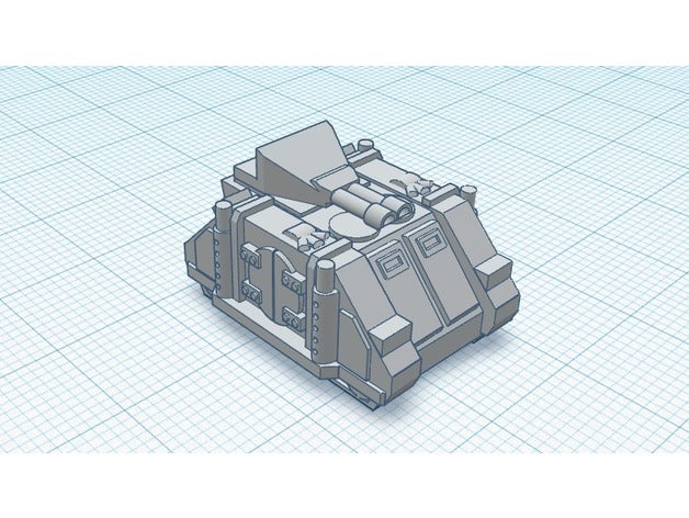 rt soutien de l'infanterie véhicule razorback classe v2 jouets & jeux epic30k epic40k futur 3D print model - Mito3D