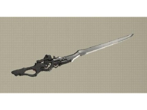 type-4o de l'épée le costume cosplay nier automates prop 3d print model - Mito3D