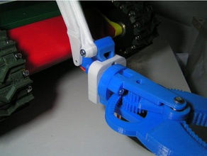 adapter mantis gripper r c vehicles arm robot robotic 3d print model - Mito3D