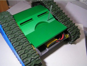Roboter arm-plattform r c Fahrzeuge panzer rc tank Roboter-arm 3d print model - Mito3D