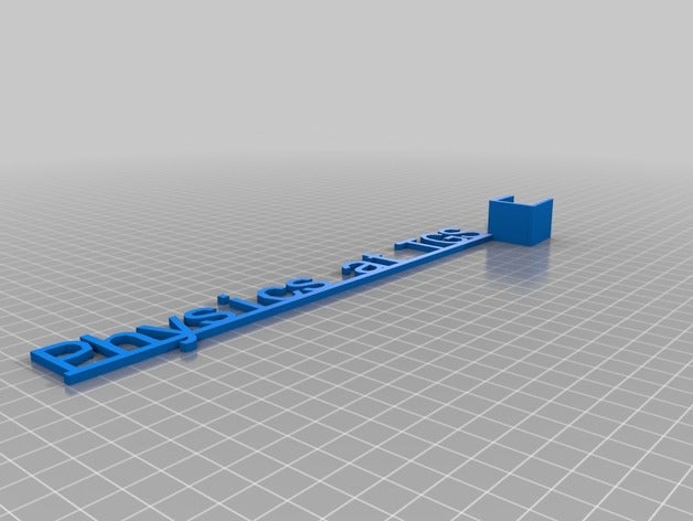 physics tgs shelf talker organization customized 3D print model - Mito3D