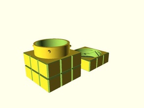 Rubiks cube-wie container Container 3d print model - Mito3D
