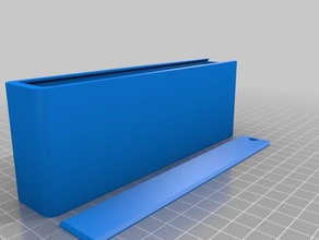 paralelo caixa recipientes personalizado 3d print model - Mito3D