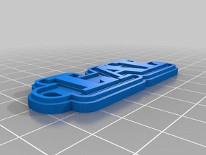 work keychain keychains customized 3d print model - Mito3D
