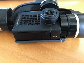 garmin virb ultra 30 feiyu tech g4s bracket camera feiyu-tech mount gimbal mounting 3d print model - Mito3D