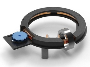 toroide avvolgitore di ingegneria ingegnere elettrico trasformatore toroidale avvolgimento 3d print model - Mito3D