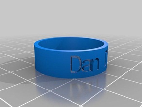 danielle bosher anelli su misura 3d print model - Mito3D