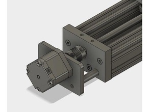 nema17-c-beam end-mount Werkzeugmaschinen 3d print model - Mito3D