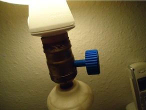 quarto lâmpada do botão peças de substituição artrite personalizado a força da mão iluminação luz 3d print model - Mito3D