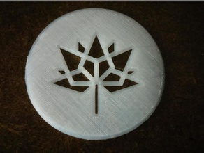 canada day 150 sprinkle stencil kitchen & dining cookie 3d print model - Mito3D