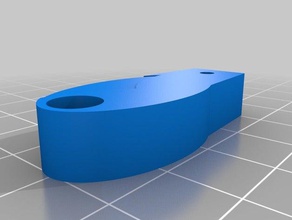 chave do arco - impugnatura blockshaft chaveiros 3d print model - Mito3D