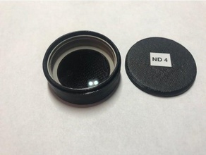 phantom 4 pro lens cases gadgets nd filter case 3d print model - Mito3D