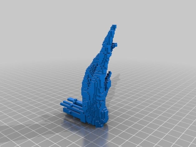 3d slash chx base claws orientation corrected 3D print model - Mito3D