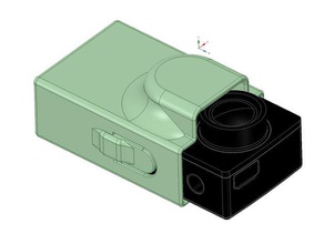 xiaomi yi 4k pocket case camera 3d print model - Mito3D