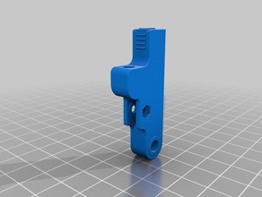 rainurée palier levier de titan extrudeuses Imprimante 3d 3d print model - Mito3D