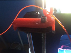 z-axis end fixer hook guide 3d printer accessories filament prusa i3 3d print model - Mito3D