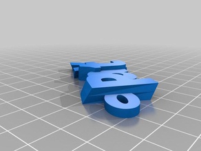 llavero paty keychains customized 3d print model - Mito3D
