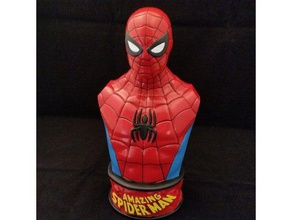 vintage spider-man bust sculptures amazing comics easy easyprint hero homecoming marvel original sculpture spider spiderman superhero 3d print model - Mito3D