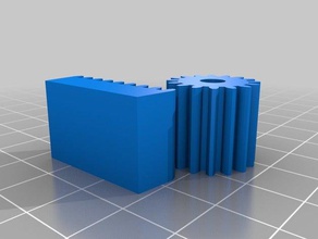 özel raf pinyon benim Robotik özelleştirilmiş 3d print model - Mito3D