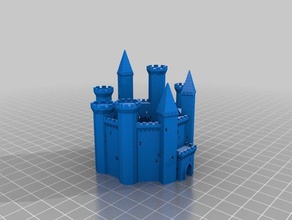 chewblister Burg Gebäude & Strukturen kundengebundene 3d print model - Mito3D