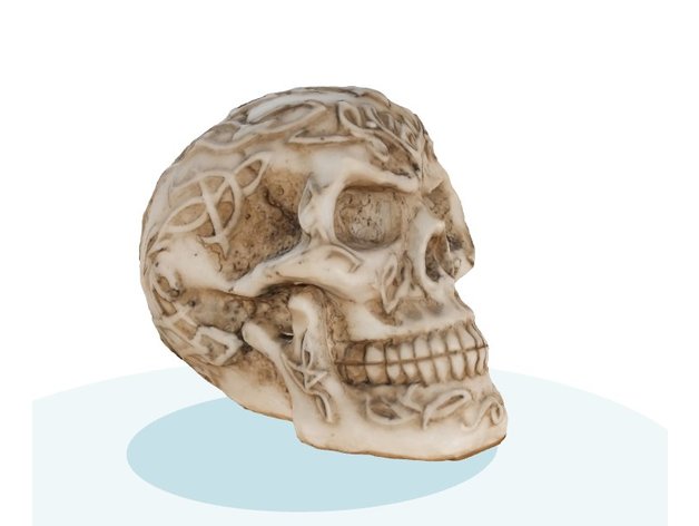 celtic skull scans & replicas 3D print model - Mito3D