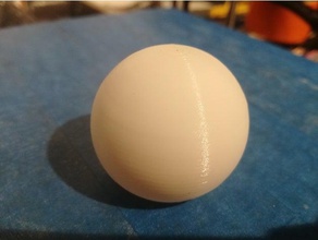 vacío de la esfera 40 mm-25 mm La impresión en 3d las pruebas prueba 3d print model - Mito3D