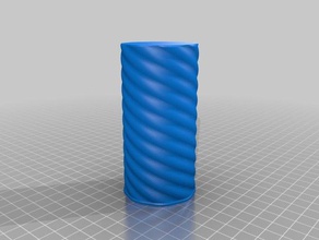 my customized satisfying twist container 2 toys & games 3d print model - Mito3D
