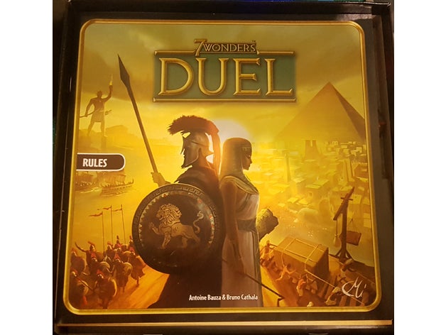 7 wonders Duell + Erweiterung Veranstalter Spielzeug & game Zubehör Brettspiel Brett-Spiel tabletop 3D print model - Mito3D