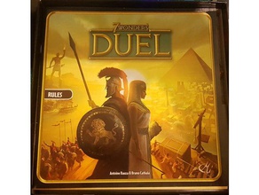 7 wonders duel + expansion organiser toy & game accessories boardgame board tabletop 3d print model - Mito3D