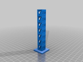 petg spec tower 3d printing tests customized 3d print model - Mito3D