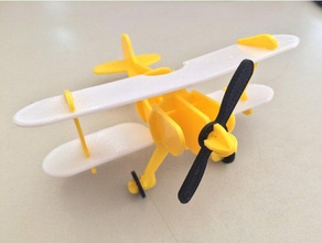 petit avion de puzzle puzzles 3d print model - Mito3D