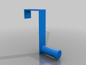 cúbico de gancho la capa organización cúbica percha oficina 3d print model - Mito3D