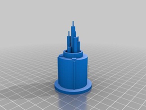 scifi antenna 1 terrain 3d printing 3d print model - Mito3D