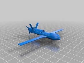 gelecek insansız hava aracı 3d baskı 3d print model - Mito3D