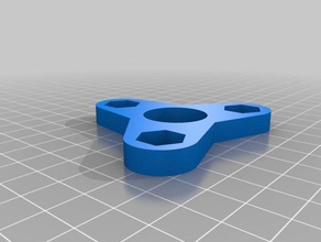 più spessa cuscinetti dadi 4 ali giocattoli meccanici su misura 3d print model - Mito3D