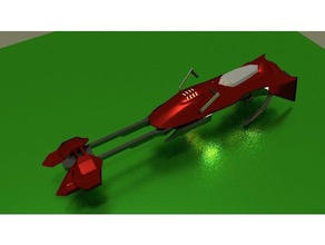 star wars land speeder vehicles 3d print model - Mito3D