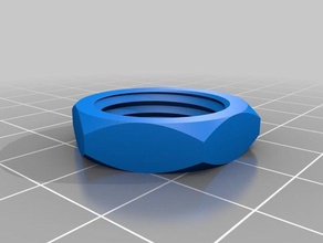 meu personalizados porca de trabalho parafuso arruela da haste roscada fábrica partes personalizado 3d print model - Mito3D