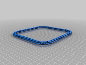 colar de cadeia jóias 3d print model - Mito3D