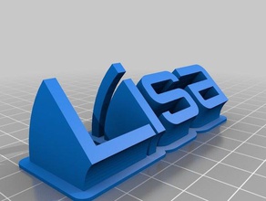 lisa ofis özelleştirilmiş 3d print model - Mito3D