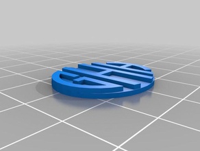 my customized monogram pendant multiple loops gema h jewelry 3d print model - Mito3D